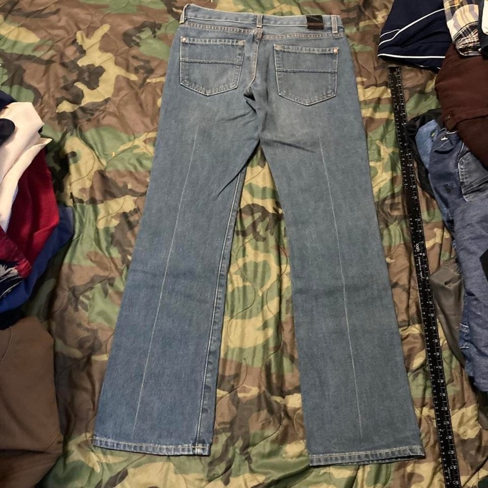 Bebe low rise‎ bootcut jean 100% cotton usa made vtg 90s size 28/31